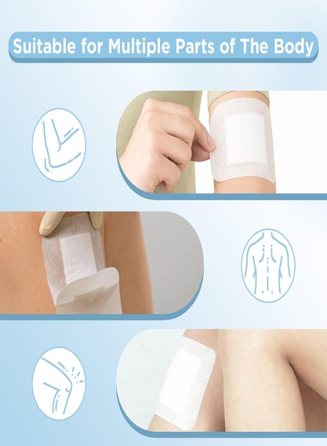 اوك تيب ضمادات شاش معقمة بحواف من OK TAPE، مقاس 4 بوصات × 4 بوصات، 25 ضمادة شاش ملفوفة، ضمادات جروح معقمة غير منسوجة مع وسادة عالية الامتصاص، ضمادات ناعمة وجيدة التهوية للجروح، إسعافات أولية - Image 5